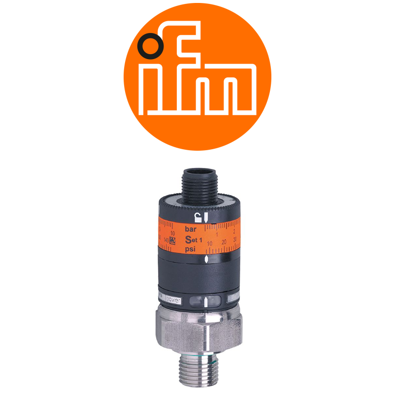 IFM PK-010-RFG14-PSPKG/US/ /W- PK5524 pressure sensor