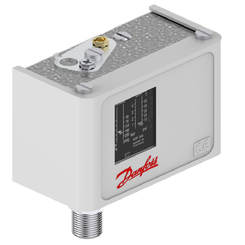 DANFOSS PRESSURE SWITCH KP35 -0.2 to 7.5 bar process pressure switch
